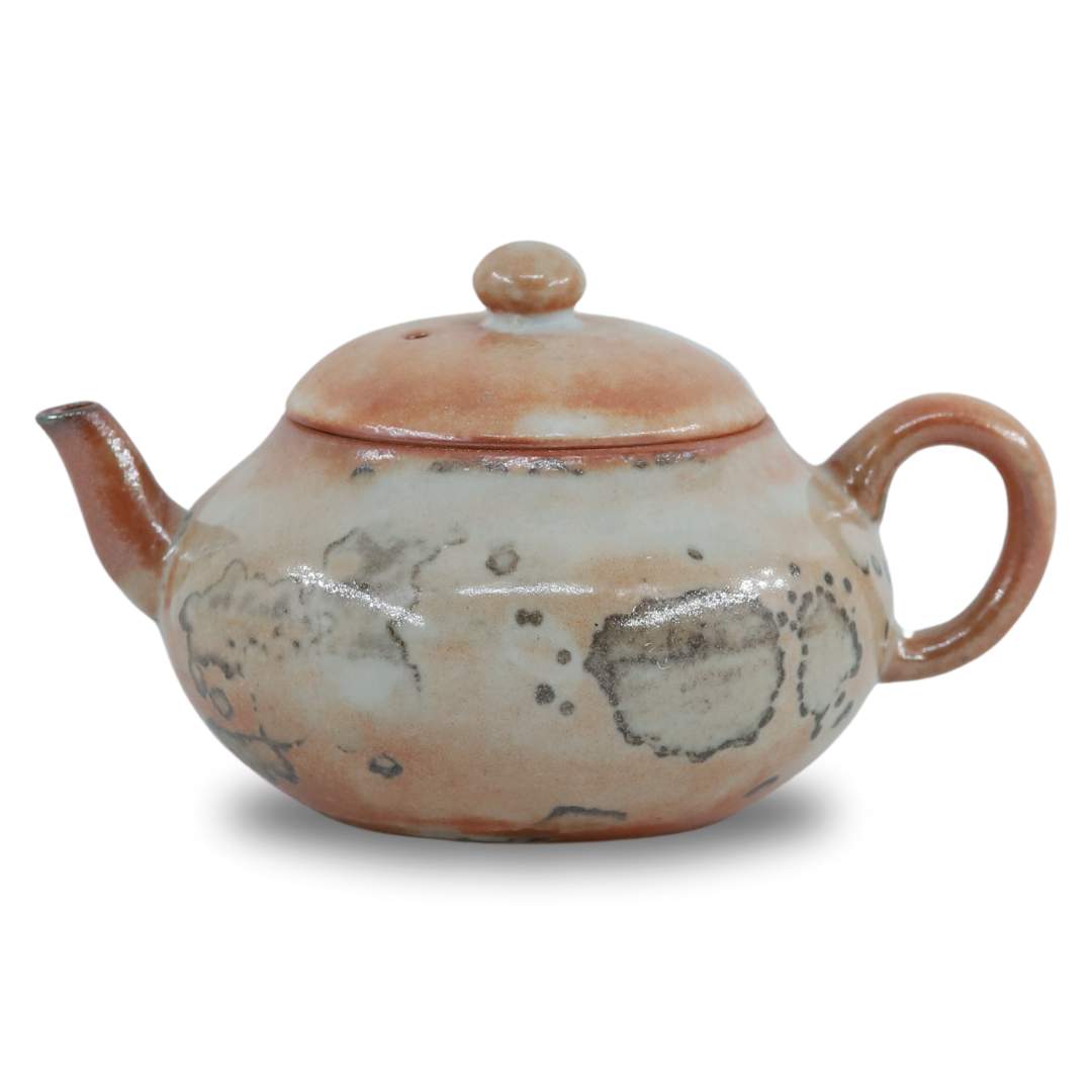 Handgefertigte Chinesische Keramik Teekanne 473ml – Rustikale Vintage Ton Teekanne