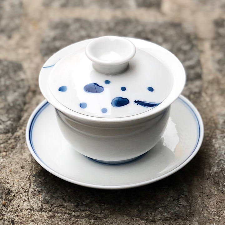 Porzellan Gaiwan weiß