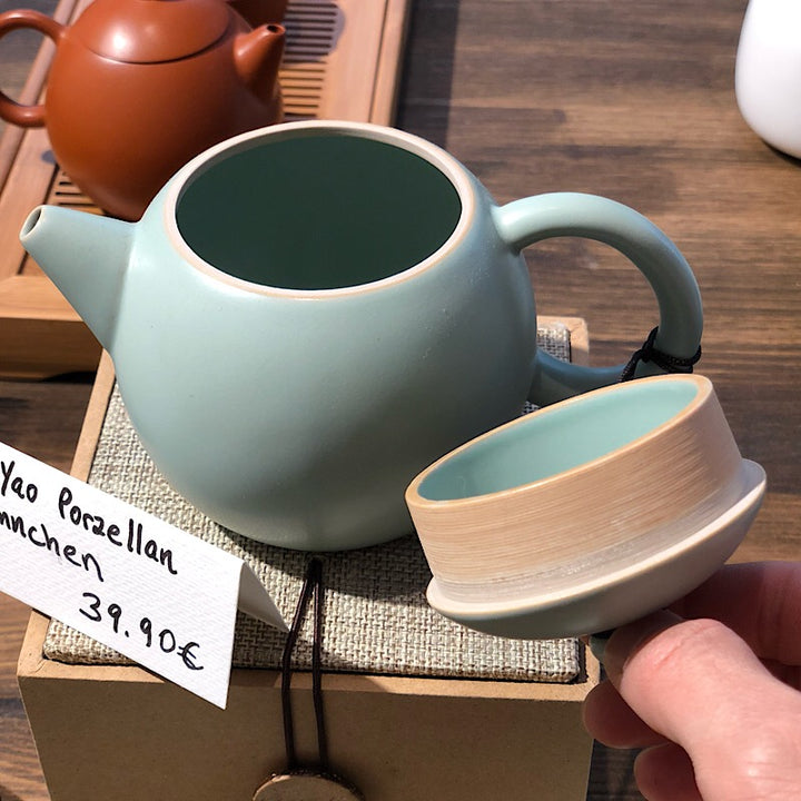 Ru Yao Porzellan Gongfu Teekännchen Drachenei (280 ml)