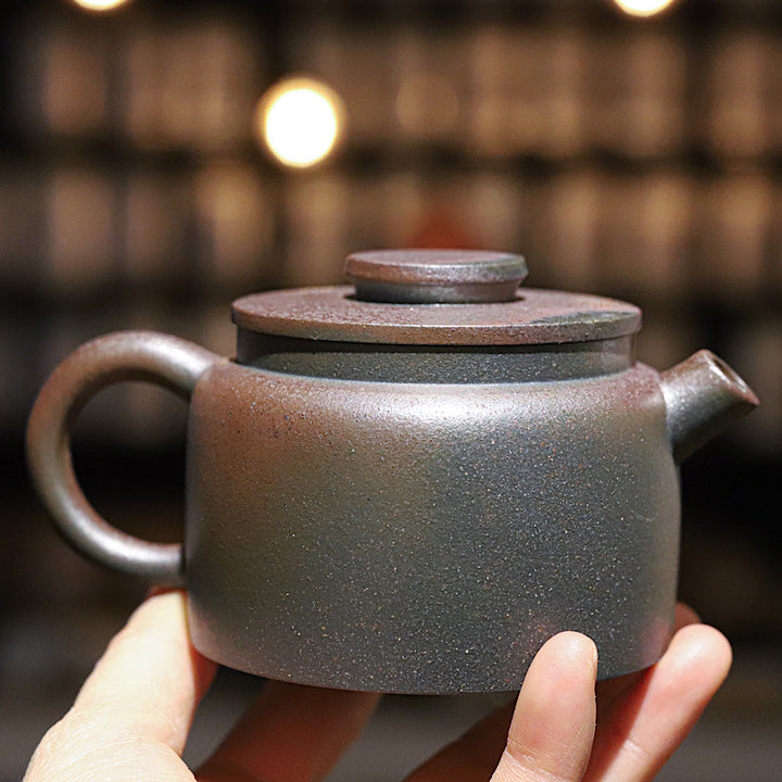 Yixing Holzofen-gebranntes Zini Dezhong 柴烧紫泥德中 (150 ml)