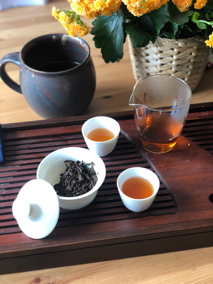 Porzellan Gaiwan Tee Set zum Reisen in weiß