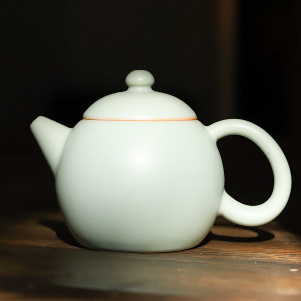 Ru Yao Porzellan Gongfu Teekännchen Drachenei (280 ml)
